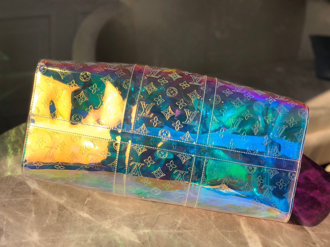 SAC DE VOYAGE LOUIS VUITTON MONOGRAM 50 PRISM HOLOGRAPHIQUE