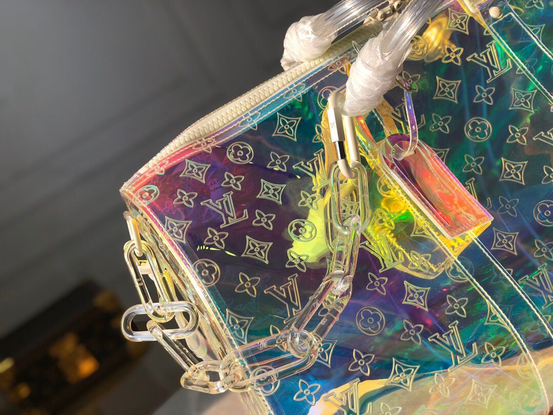 SAC DE VOYAGE LOUIS VUITTON MONOGRAM 50 PRISM HOLOGRAPHIQUE