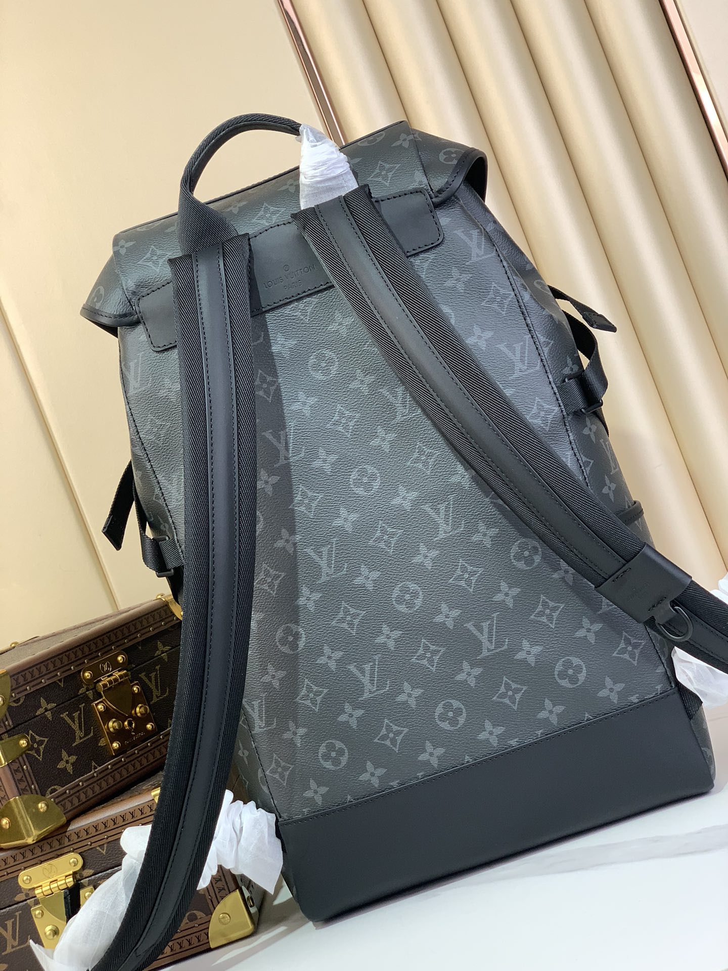 LOUIS VUITTON MONOGRAMME ECLIPSE REVERSE PM GRIS