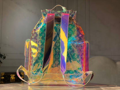 Sac à dos holographique Louis Vuitton Monogram GM Prism 