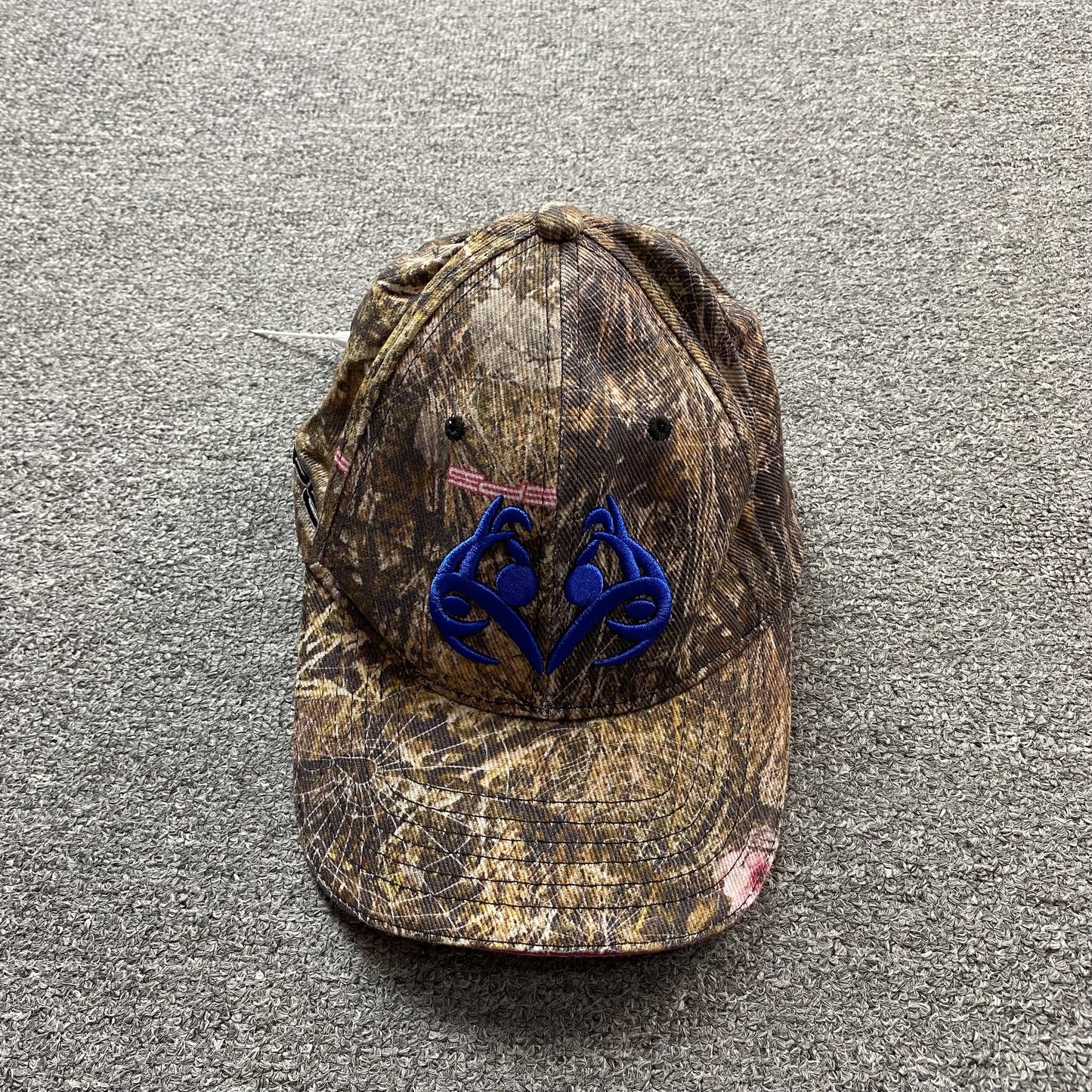 Casquette SP5DER logo bleu camouflage Real Tree