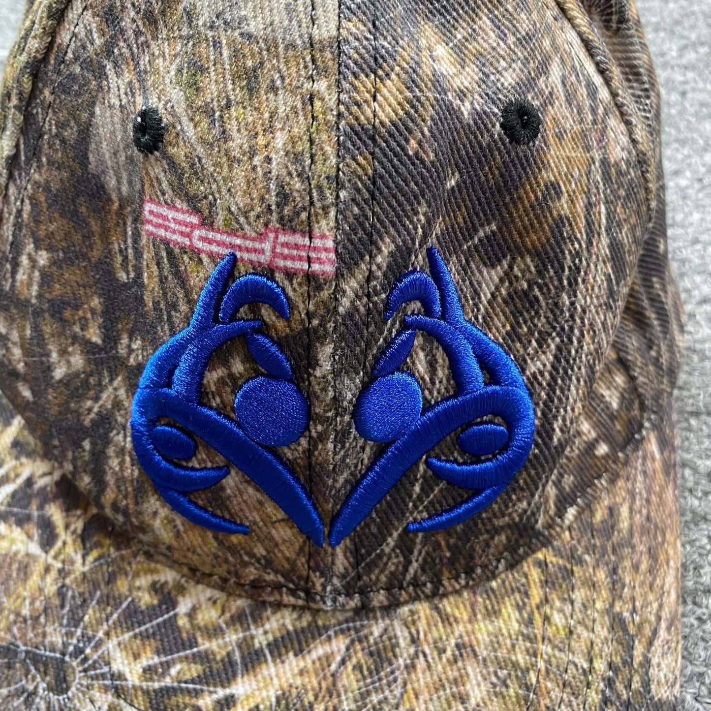 Casquette SP5DER logo bleu camouflage Real Tree