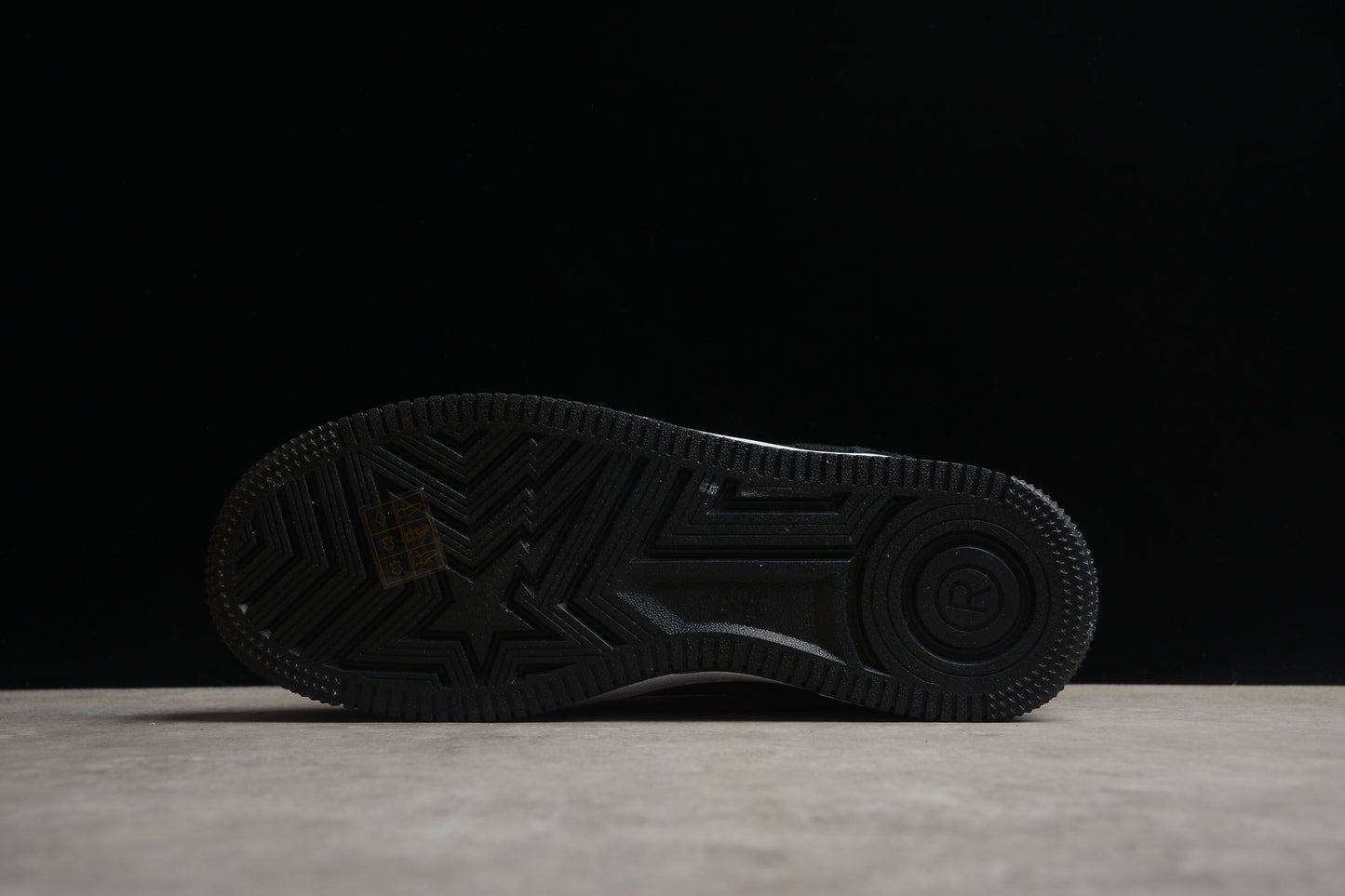 Baskets basses BAPE STA en daim noir