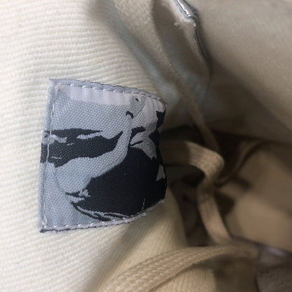 Baskets montantes en cuir métallisé