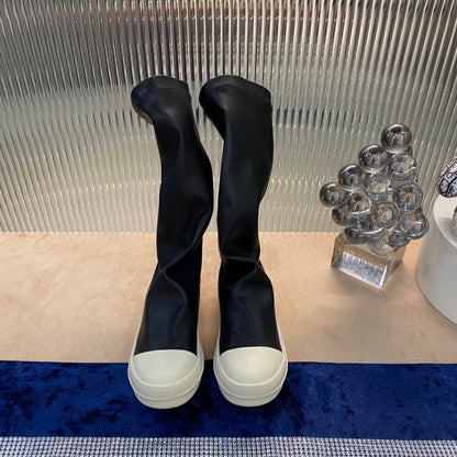 Baskets montantes chaussettes