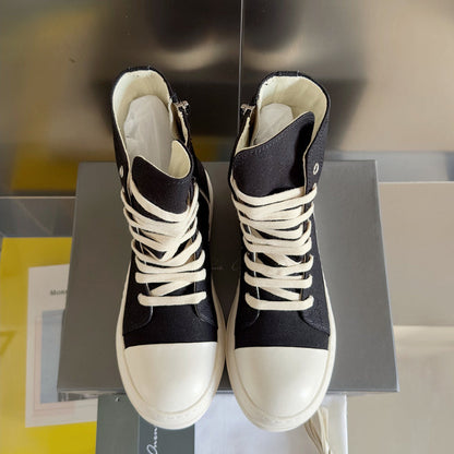 Baskets montantes noires Rick Owens