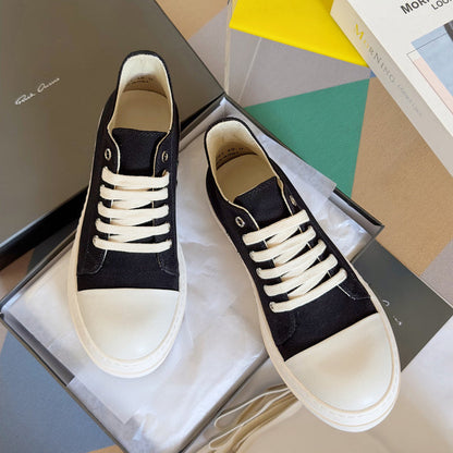 Baskets basses noires Rick Owens