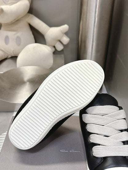 Baskets basses noires Rick Owens