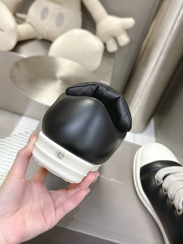 Baskets basses noires Rick Owens