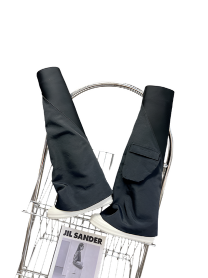 Bottes hautes noires Rick Owens