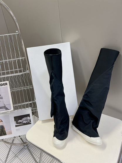 Bottes hautes noires Rick Owens