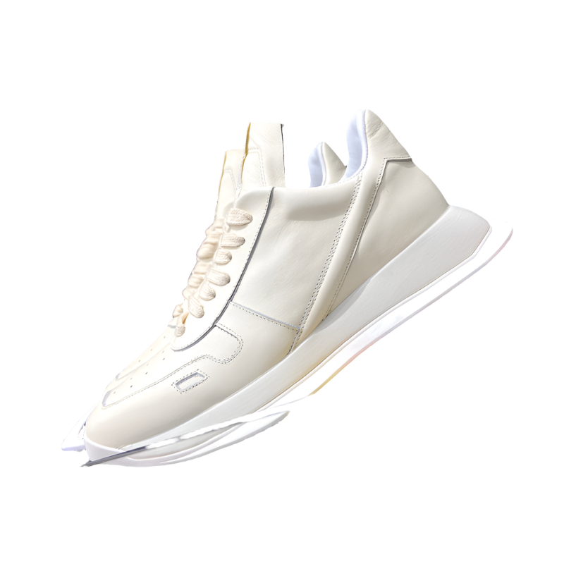 Baskets basses crème Rick Owens