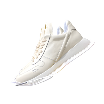 Baskets basses crème Rick Owens
