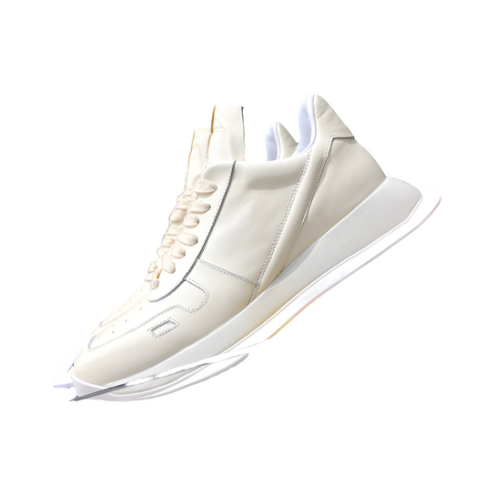 Baskets basses crème Rick Owens