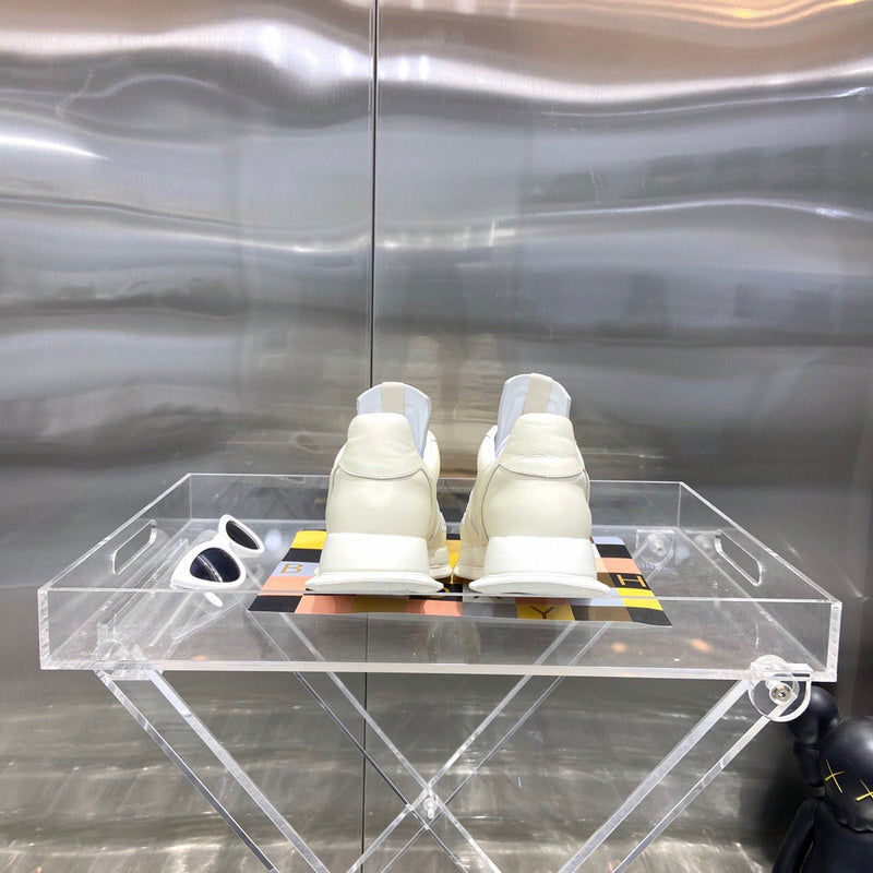 Baskets basses crème Rick Owens