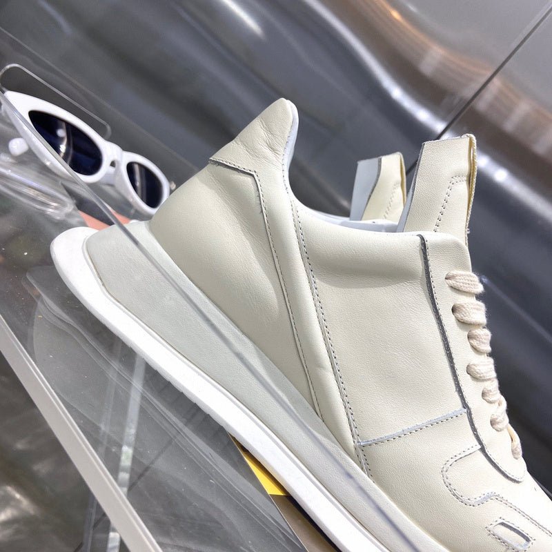 Baskets basses crème Rick Owens