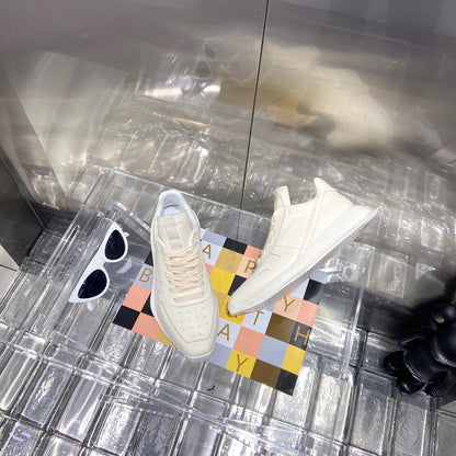 Baskets basses crème Rick Owens