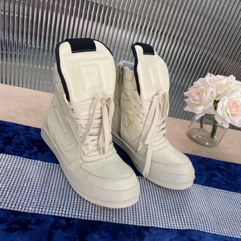 Baskets Rick Owens Geobasket - Crème