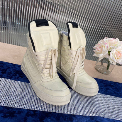 Baskets Rick Owens Geobasket - Crème