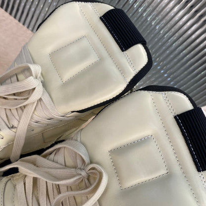 Baskets Rick Owens Geobasket - Crème