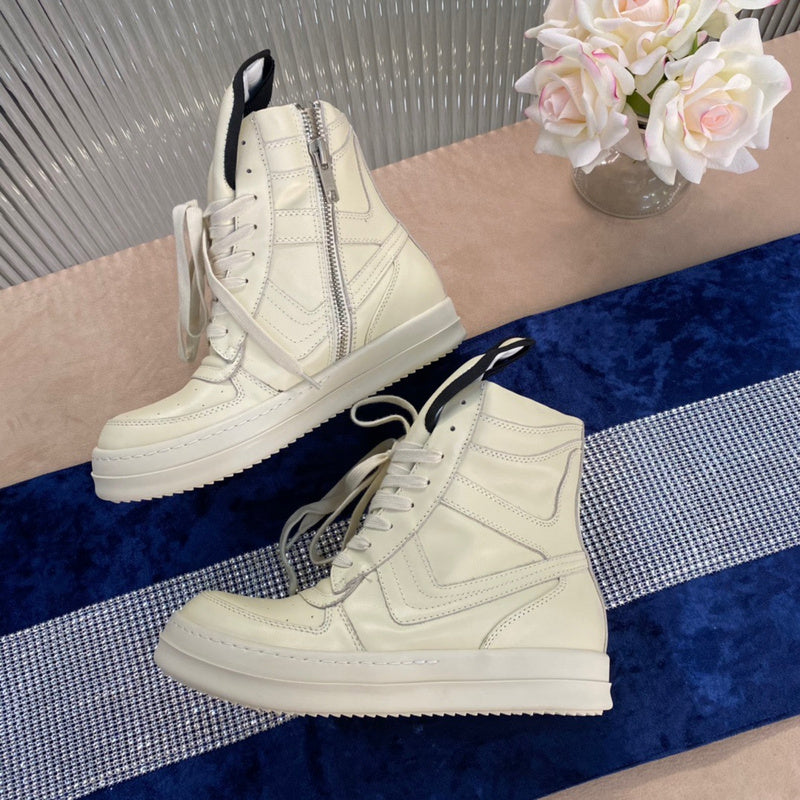 Baskets Rick Owens Geobasket - Crème