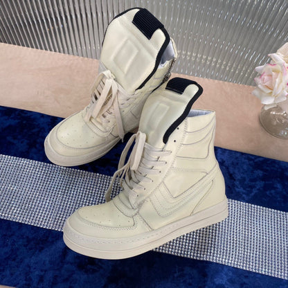 Baskets Rick Owens Geobasket - Crème