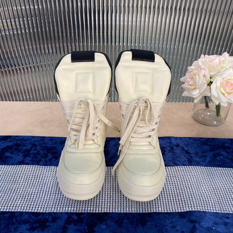 Baskets Rick Owens Geobasket - Crème