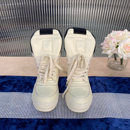 Baskets Rick Owens Geobasket - Crème