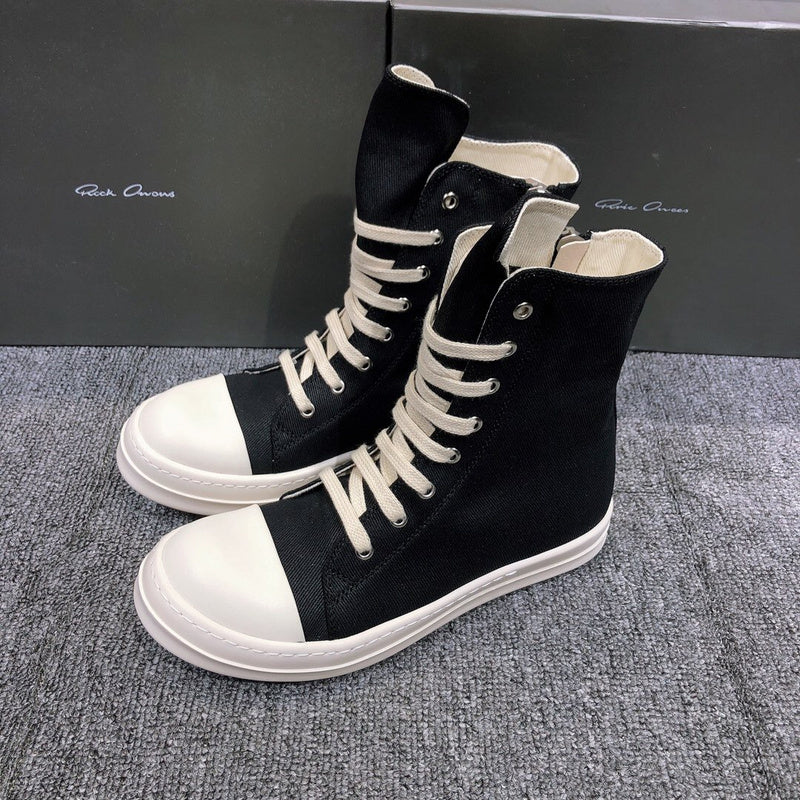 Baskets montantes en toile Rick Owens