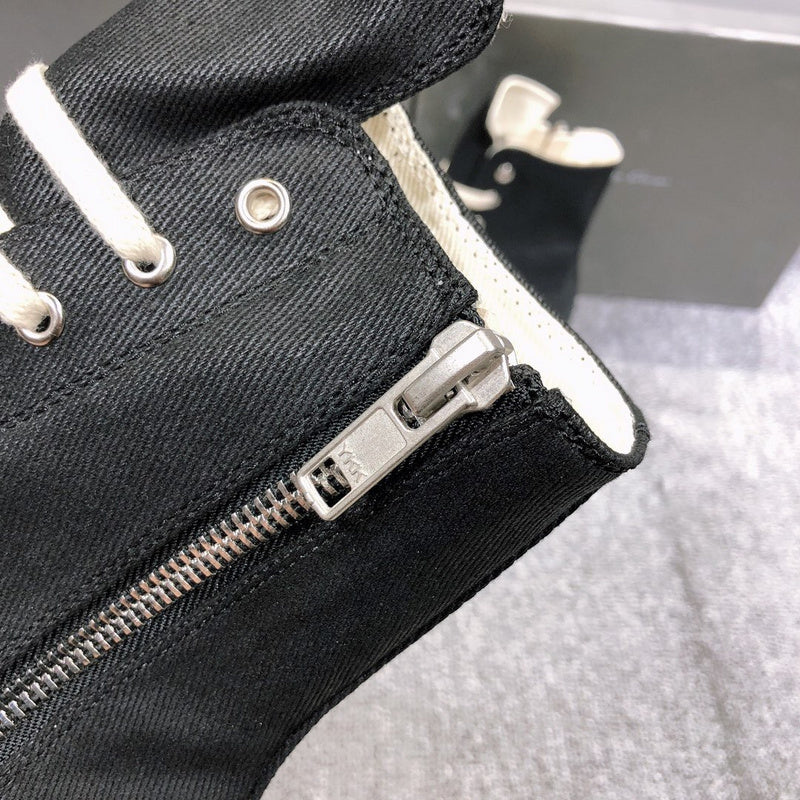 Baskets montantes en toile Rick Owens
