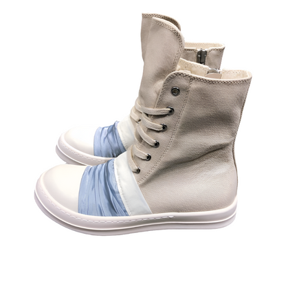 Bottes en toile à lacets Rick Owens