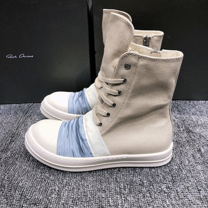 Bottes en toile à lacets Rick Owens