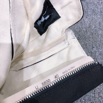 Bottes en toile à lacets Rick Owens