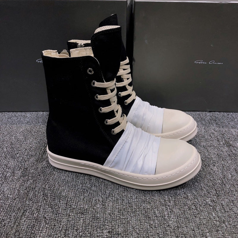 Bottes en toile à lacets Rick Owens