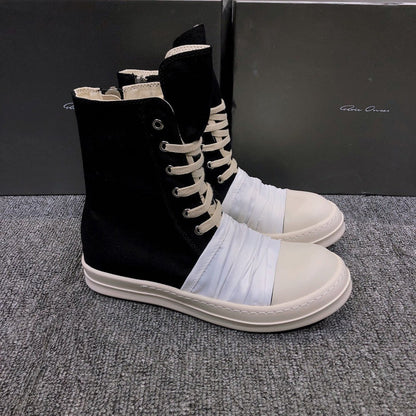 Bottes en toile à lacets Rick Owens