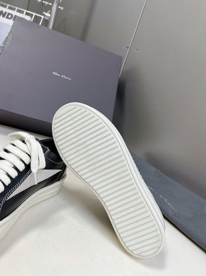 Baskets basses Rick Owens - Cuir noir