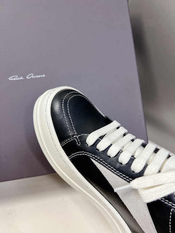 Baskets basses Rick Owens - Cuir noir