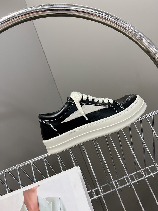 Baskets basses Rick Owens - Cuir noir