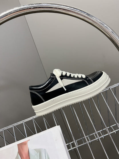 Baskets basses Rick Owens - Cuir noir