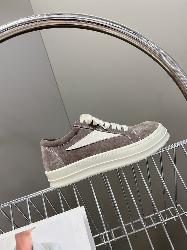 Baskets basses Rick Owens - Daim gris