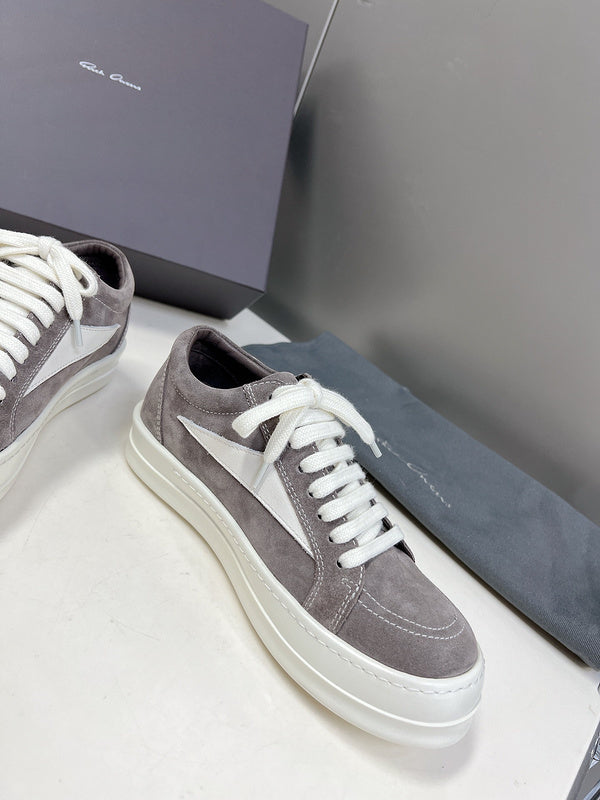 Baskets basses Rick Owens - Daim gris