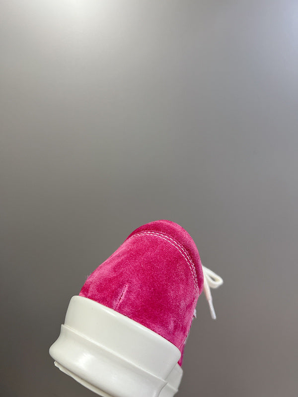 Baskets basses Rick Owens - Daim rose