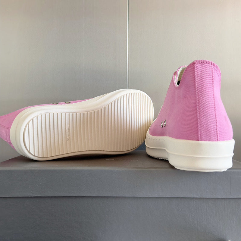 Baskets basses roses Rick Owens