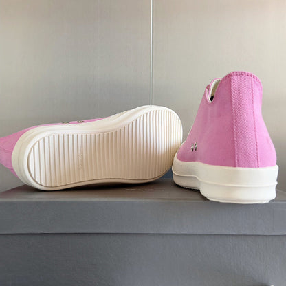 Baskets basses roses Rick Owens