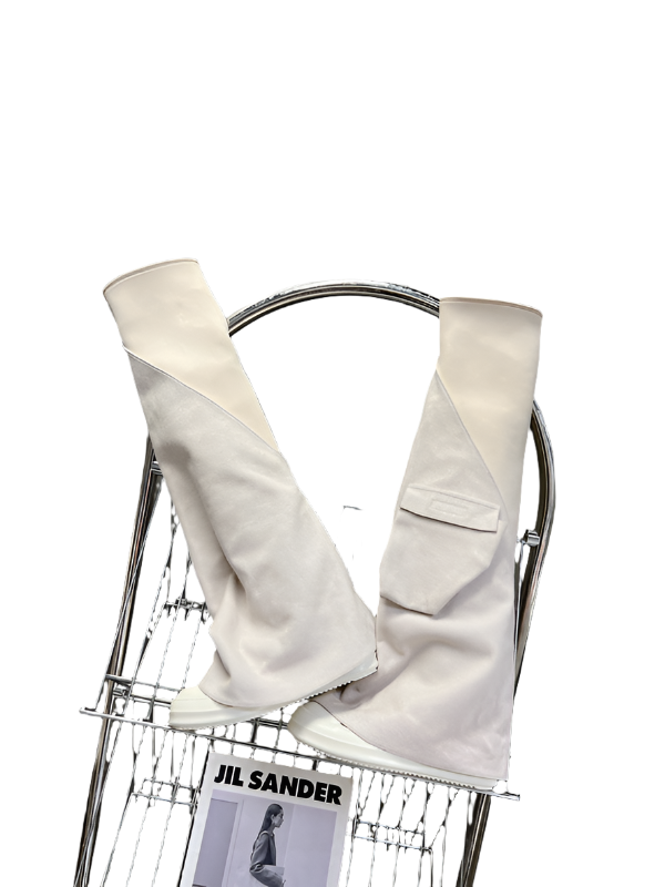 Bottes blanches Rick Owens montantes