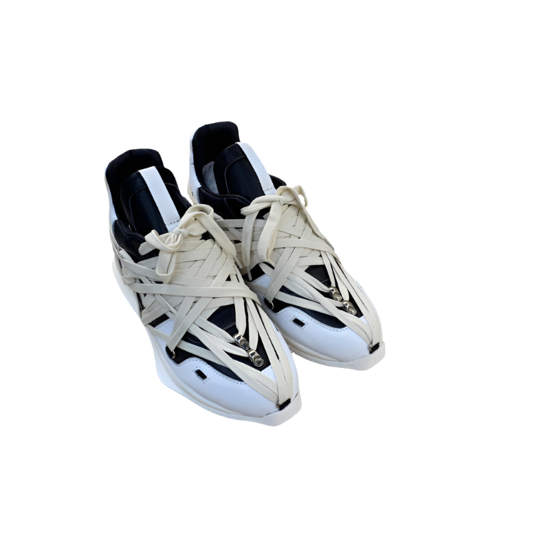 Baskets innovantes à lacets enroulés