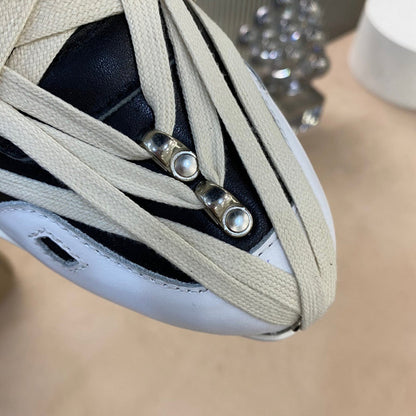 Baskets innovantes à lacets enroulés