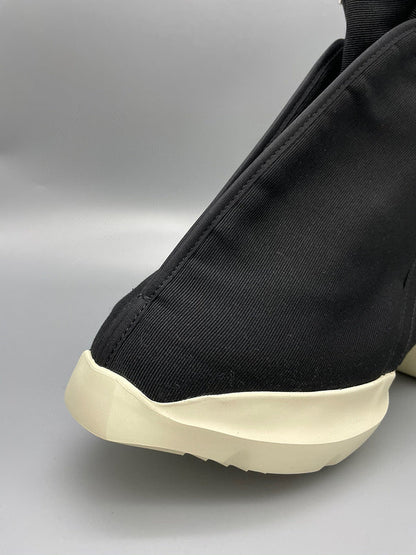 Bottes montantes en toile noire Rick Owens