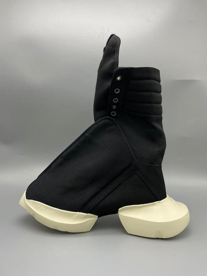 Bottes montantes en toile noire Rick Owens