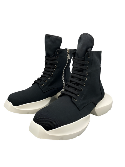 Baskets montantes à plateforme noires Rick Owens